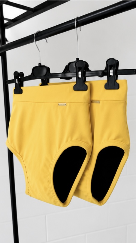 Culotte menstruelle – XS & S - Taille: S =34-36 | Couleur: Jaune 