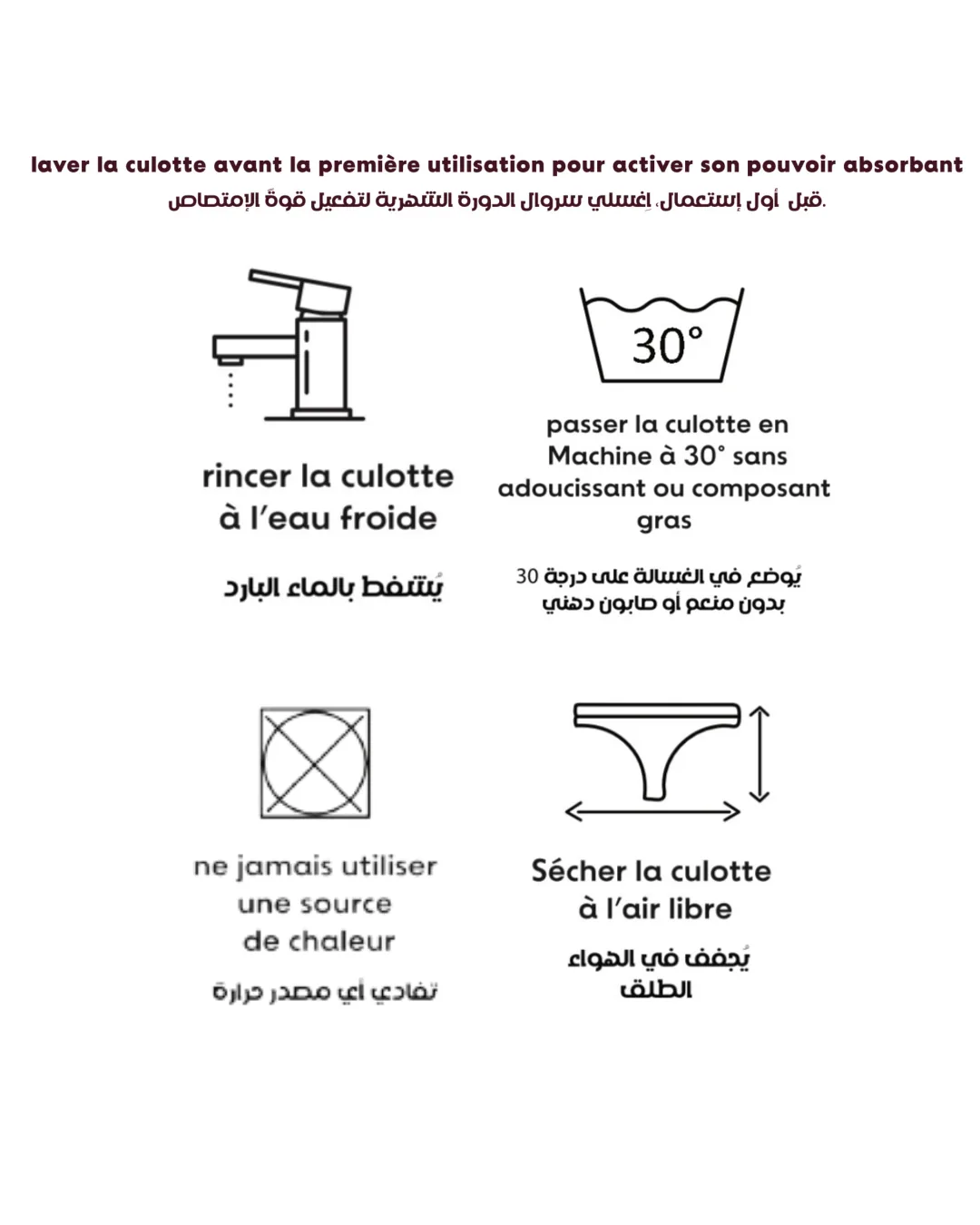 Culotte menstruelle Basique